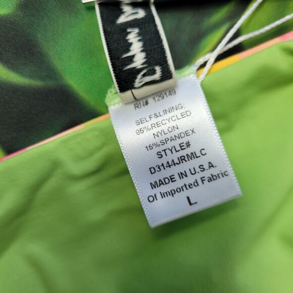 NWT Dippin' Daisy's Reversible Nocturnal Plaid Bikini Bottom size Large - Picture 4 of 16